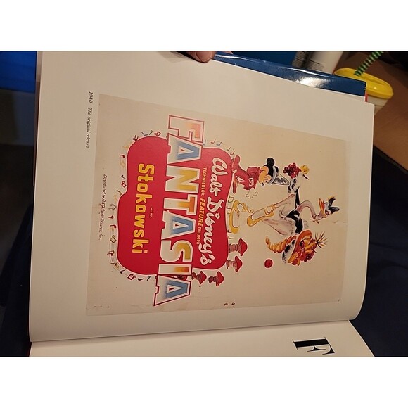 WALT DISNEY FANTASIA - MAKING OF 1987 ABRAMS HARDCOVER Vintage Printed In JAPAN - Picture 12 of 12